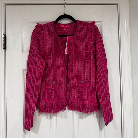 Lilly Pulitzer Simora Fringe Cardigan - Picture 3 of 8